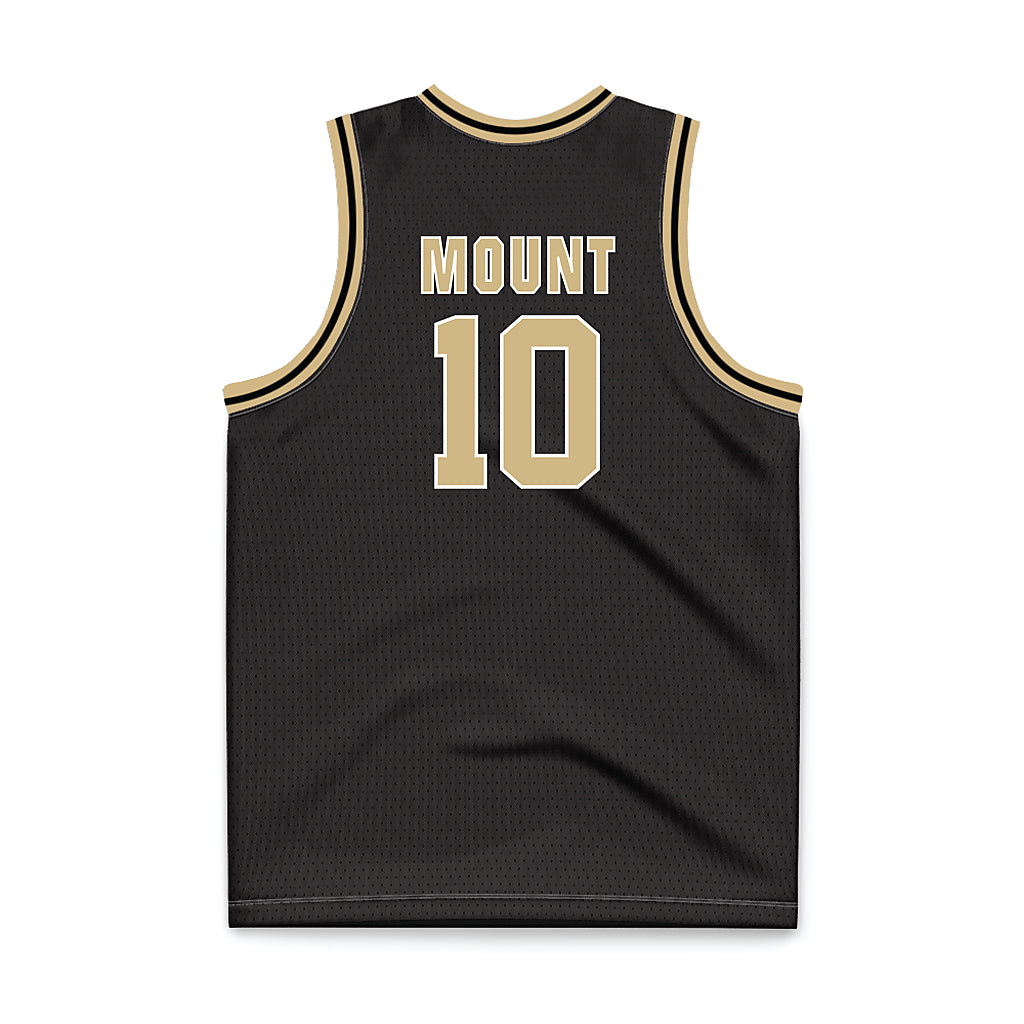 Purdue - NCAA Men's Basketball Legends : Rick Mount - Black Basketball Jersey-1