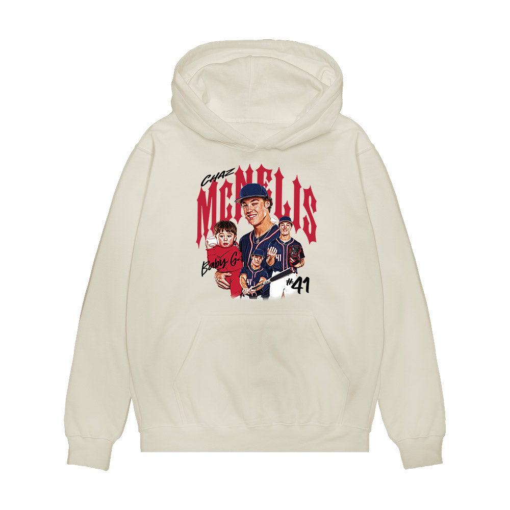 Arizona - NCAA Baseball : Chaz McNelis - Collage Premium Hooded Sweatshirt-0