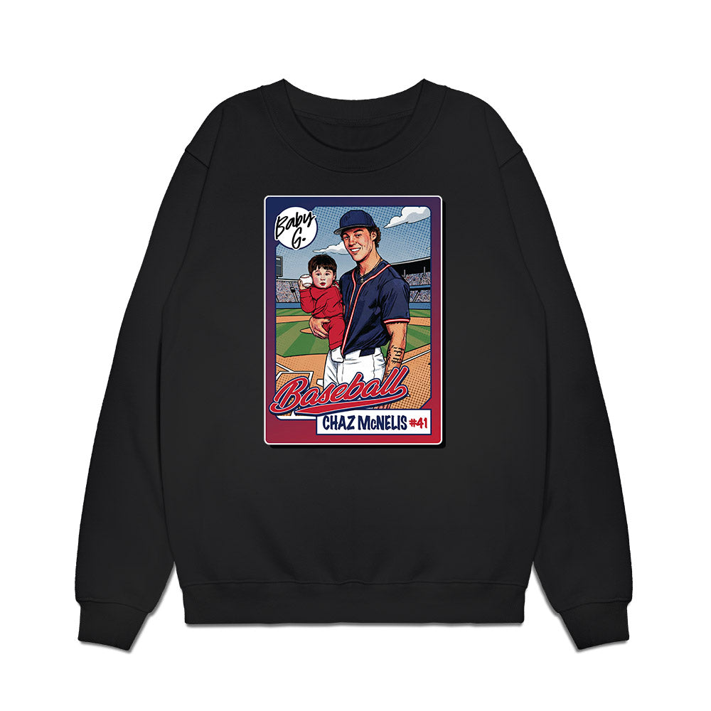 Arizona - NCAA Baseball : Chaz McNelis - Baby G Caricature Premium Crewneck Sweatshirt-0