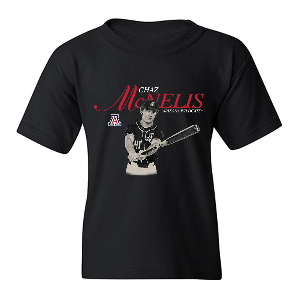 Arizona - NCAA Baseball : Chaz McNelis - Legacy Youth T-Shirt-0