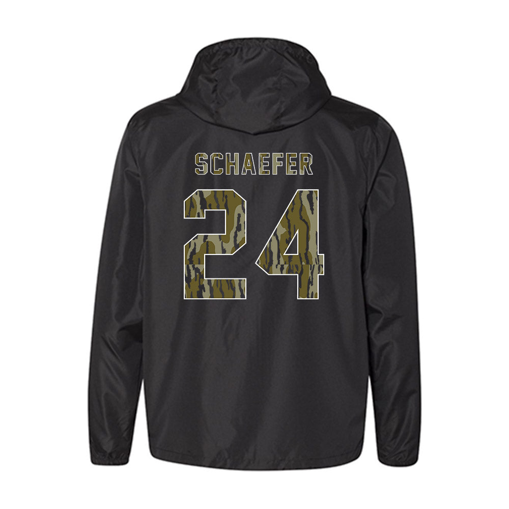 Arkansas - NCAA Baseball : Landon Schaefer - Camo Windbreaker-1