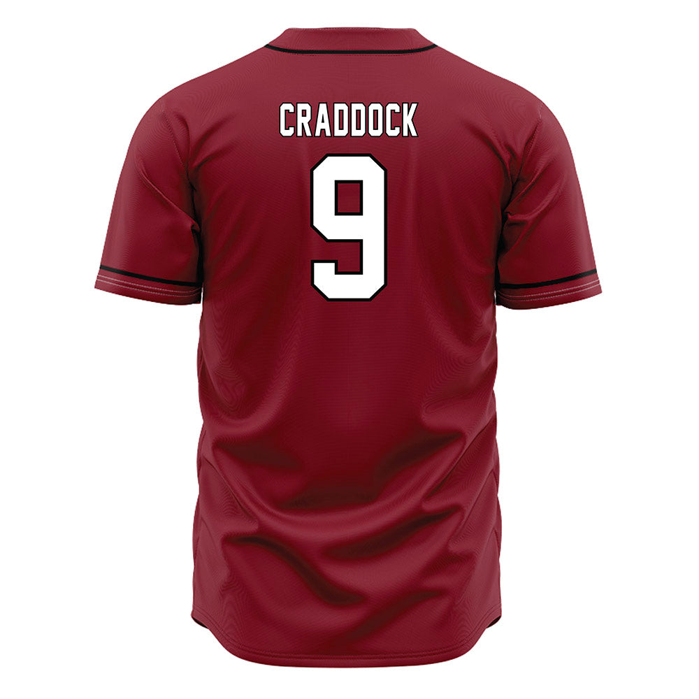 South Carolina - NCAA Baseball : Will Craddock - Garnet Jersey-1