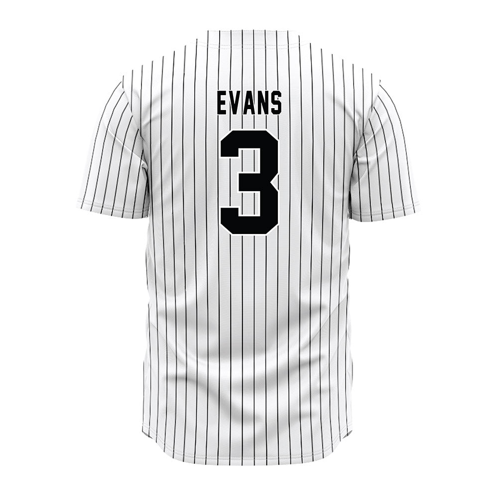 South Carolina - NCAA Baseball : Patrick Evans - Pinstripe Jersey-1