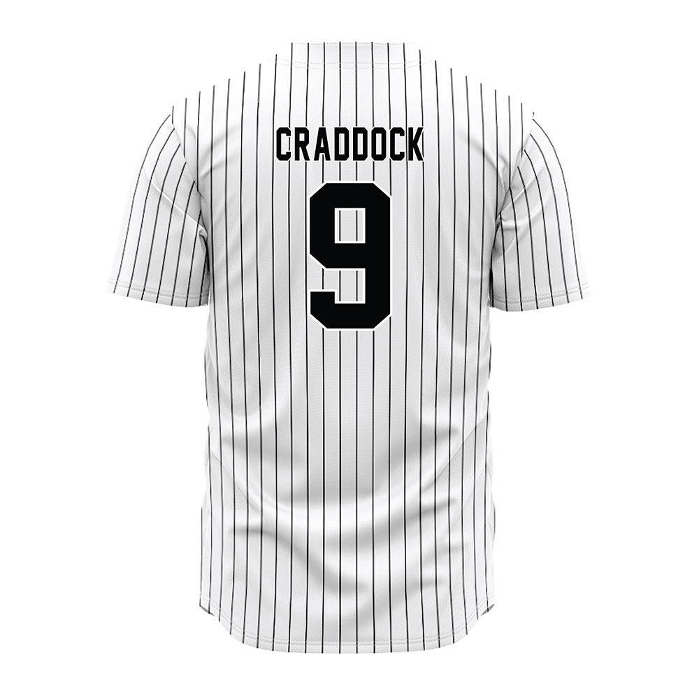 South Carolina - NCAA Baseball : Will Craddock - Pinstripe Jersey-1