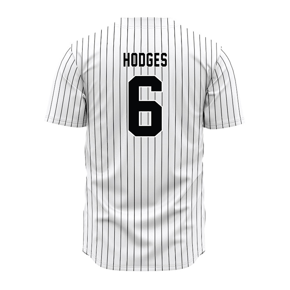 South Carolina - NCAA Baseball : Bradley Hodges - Pinstripe Jersey-1