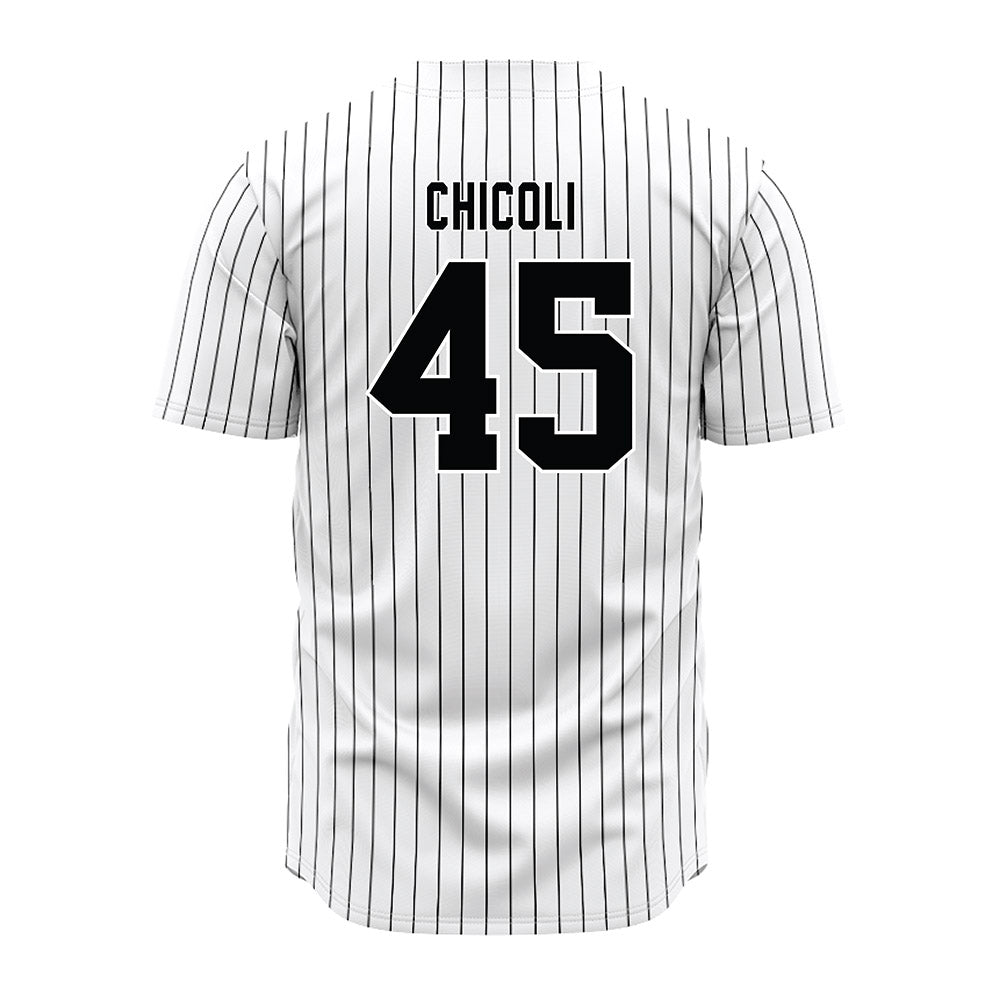 South Carolina - NCAA Baseball : Connor Chicoli - Pinstripe Jersey-1