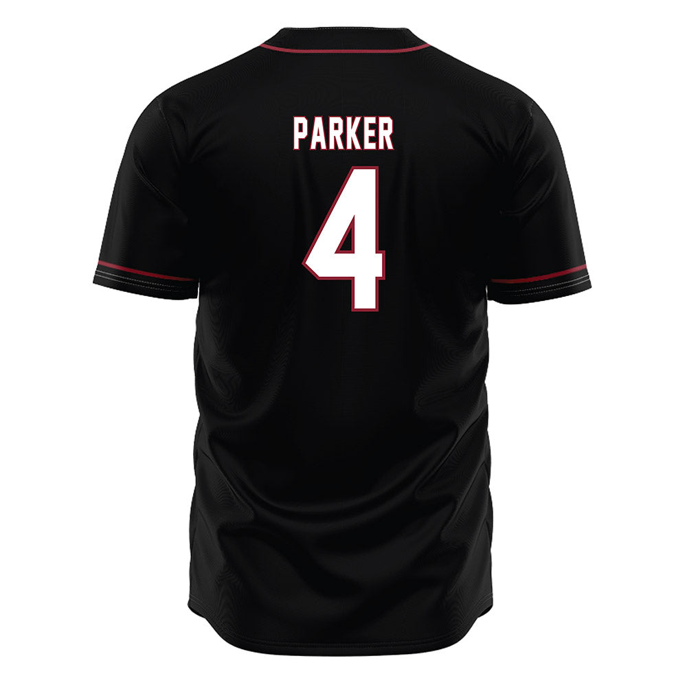 South Carolina - NCAA Baseball : Erik Parker - Black Jersey-1