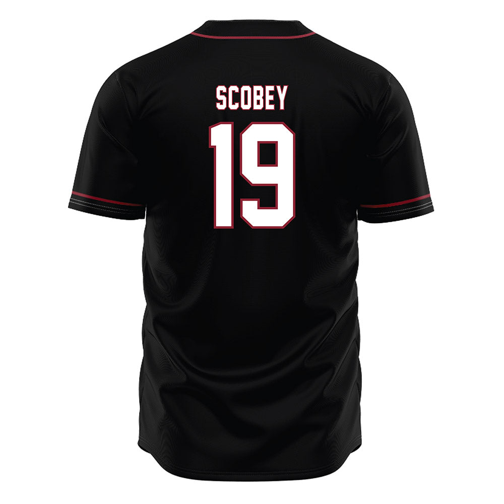 South Carolina - NCAA Baseball : KJ Scobey - Black Jersey-1