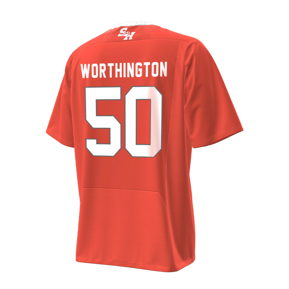 SHSU - NCAA Football : Cole Worthington - Under Armour® Football Jersey-1