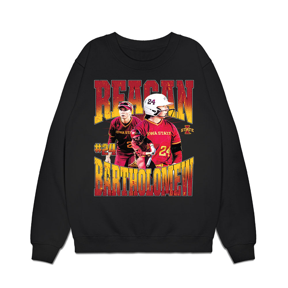 Iowa State - NCAA Softball : Reagan Bartholomew - Collage Premium Crewneck Sweatshirt-0