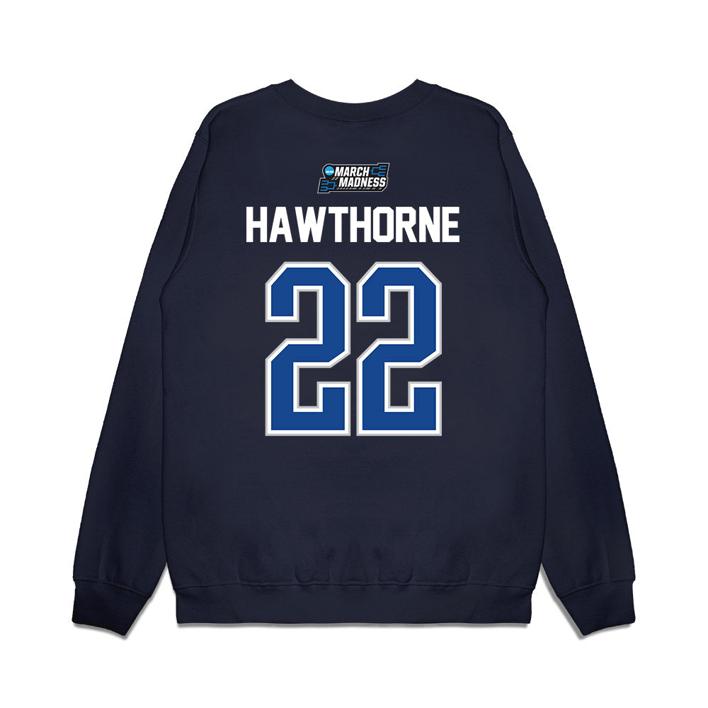 Kentucky - NCAA Men's Basketball : Braydon Hawthorne - Premium Crewneck Sweatshirt-1