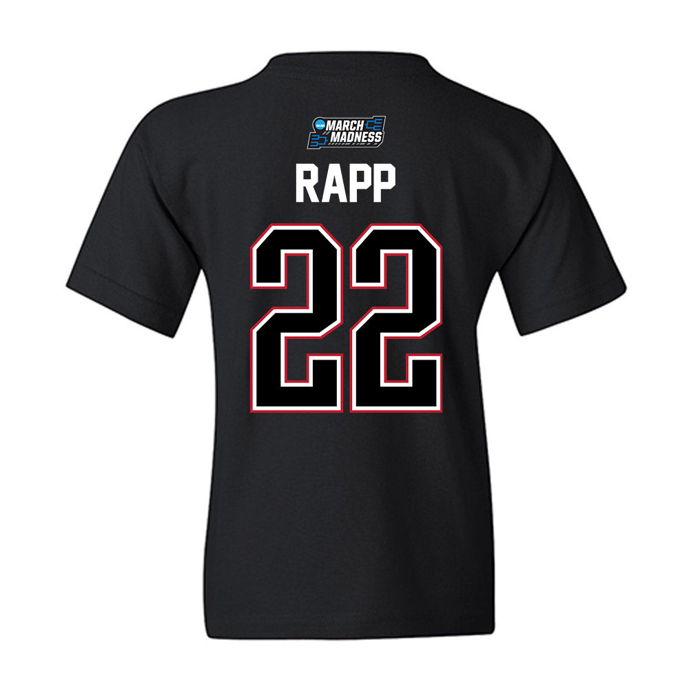 Wisconsin - NCAA Men's Basketball : Austin Rapp - NCAA® March Madness® 2026 Youth T-Shirt-1
