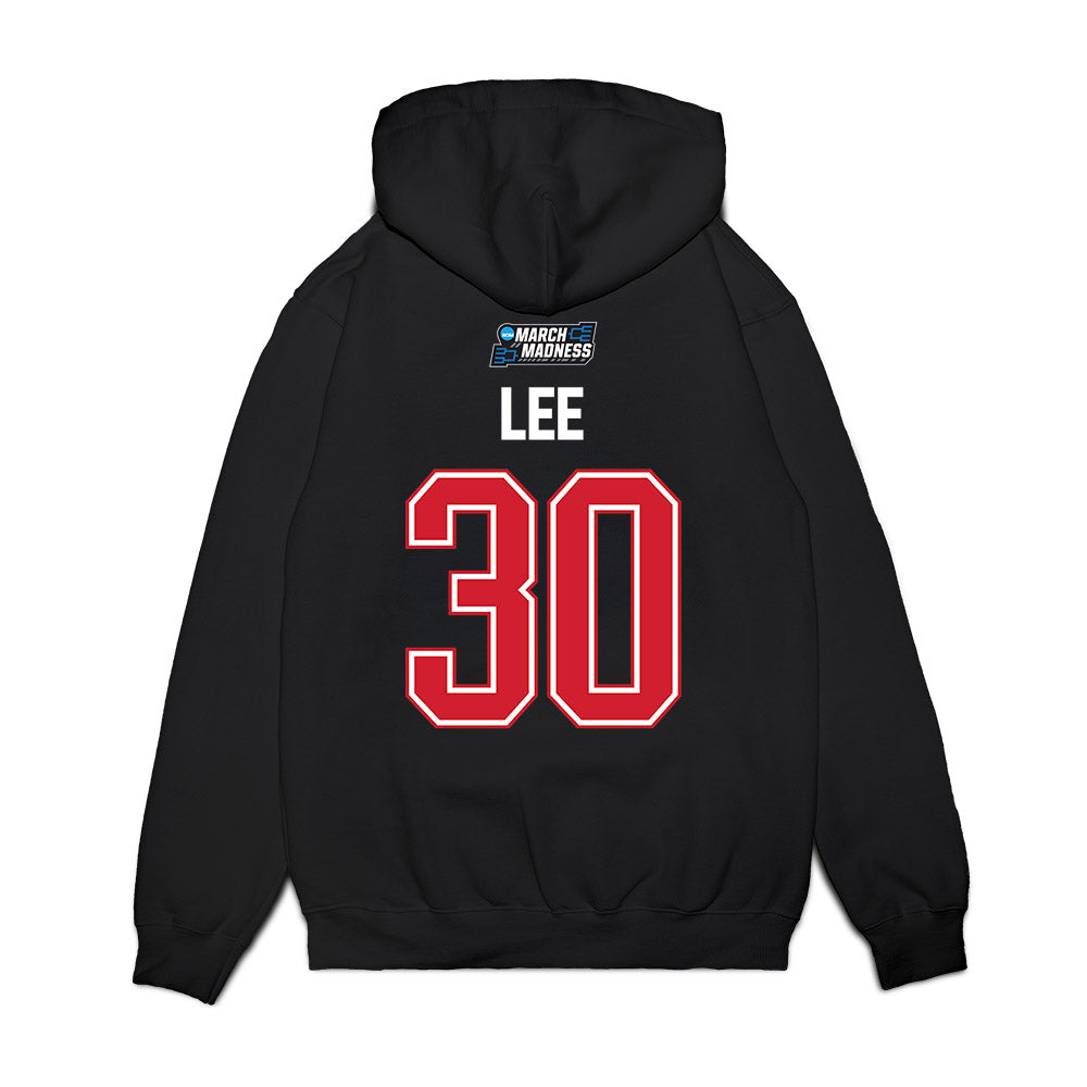 NC State - NCAA Men's Basketball : Sung Jin Lee - NCAA® March Madness® 2026 Premium Hooded Sweatshirt-1