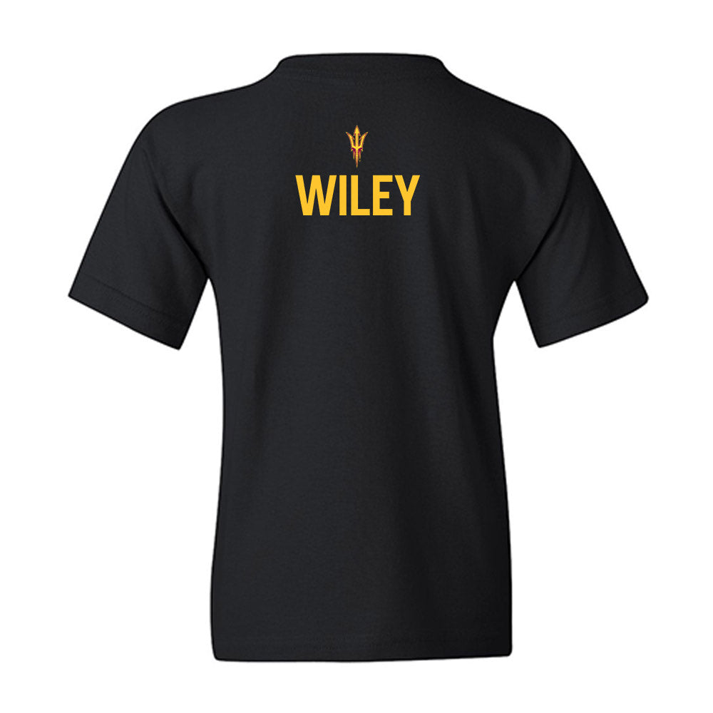 Arizona State - NCAA Women's Swimming & Diving : Amayah Wiley - Back to Back Conference Champions Youth T-Shirt-1
