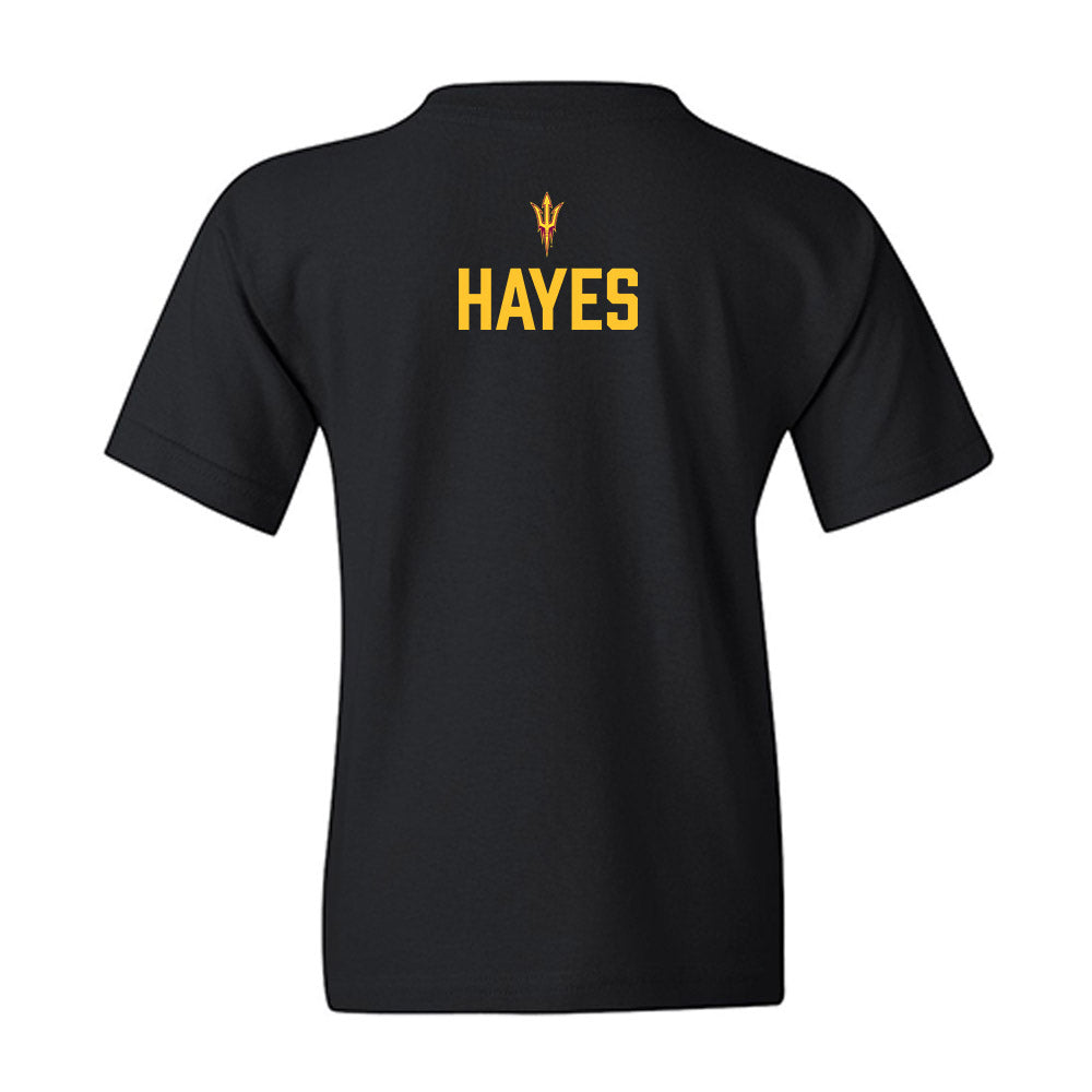 Arizona State - NCAA Women's Swimming & Diving : Kayden Hayes - Back to Back Conference Champions Youth T-Shirt-1