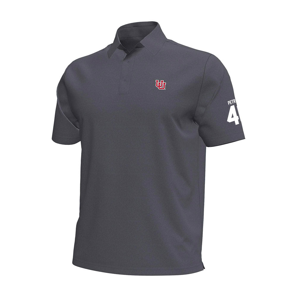 Utah - NCAA Football : Robert Petrich - Under Armour® Aura Solid Polo-0