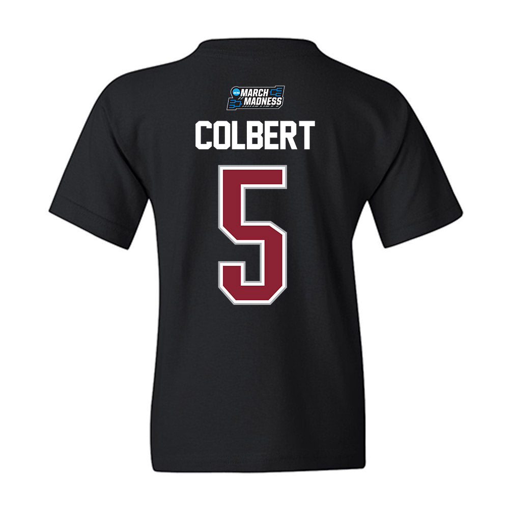 Troy - NCAA Men's Basketball : Javen Colbert - NCAA® March Madness® 2026 Youth T-Shirt-1