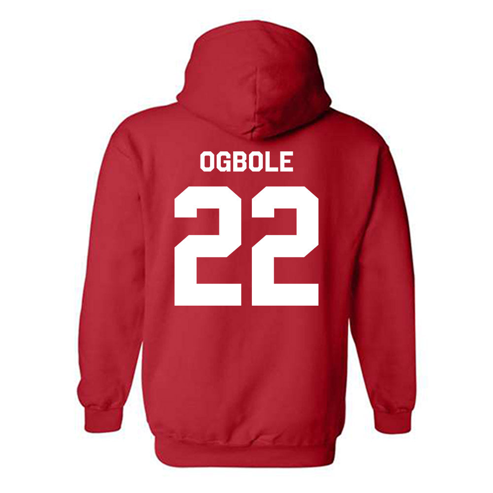 Rutgers - NCAA Men's Basketball : Emmanuel Ogbole - Classic Shersey Hooded Sweatshirt-1