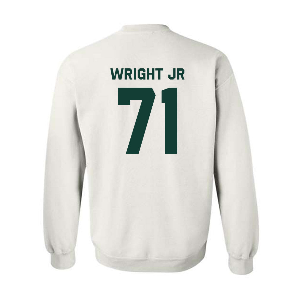 Michigan State - NCAA Football : Robert Wright Jr - Classic Shersey Crewneck Sweatshirt-1