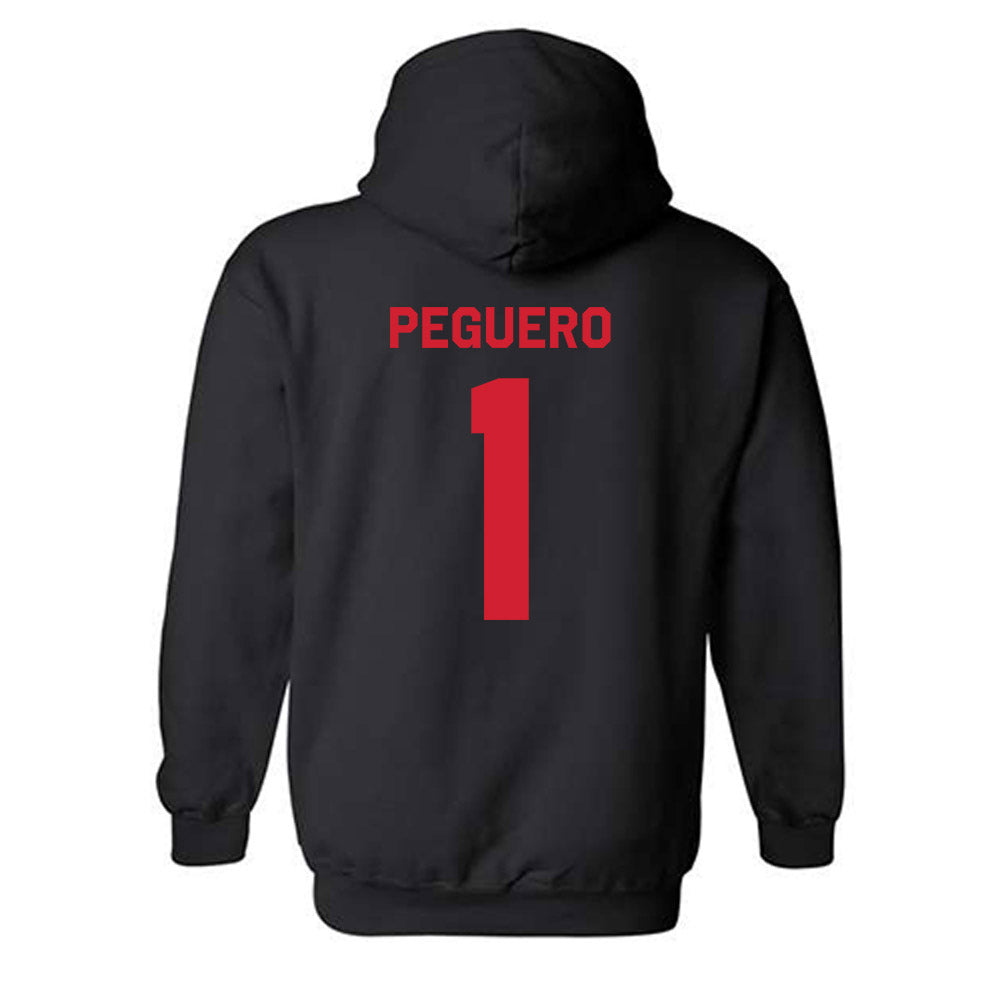 Houston - NCAA Women's Basketball : Briana Peguero - Classic Shersey Hooded Sweatshirt-1
