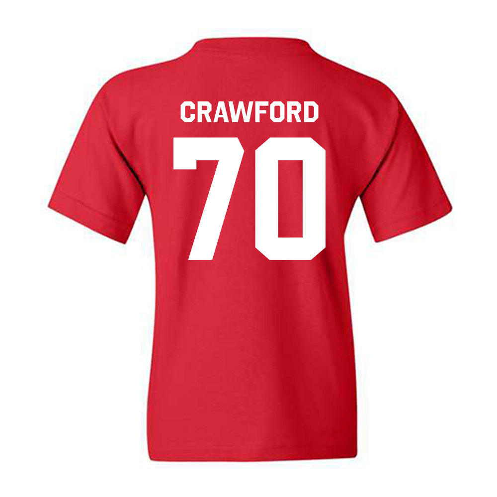 Houston - NCAA Football : Larry Crawford - Classic Shersey Youth T-Shirt-1