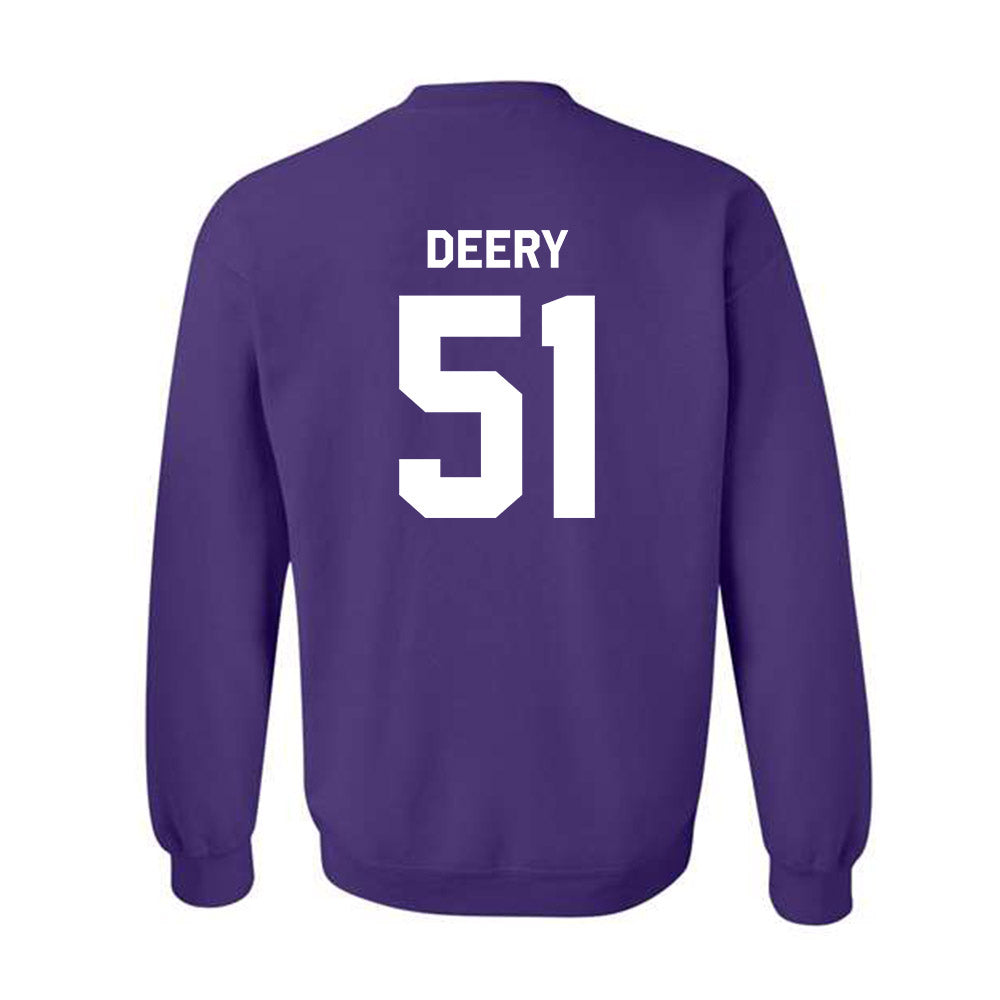 TCU - NCAA Football : Coltin Deery - Classic Shersey Crewneck Sweatshirt-1