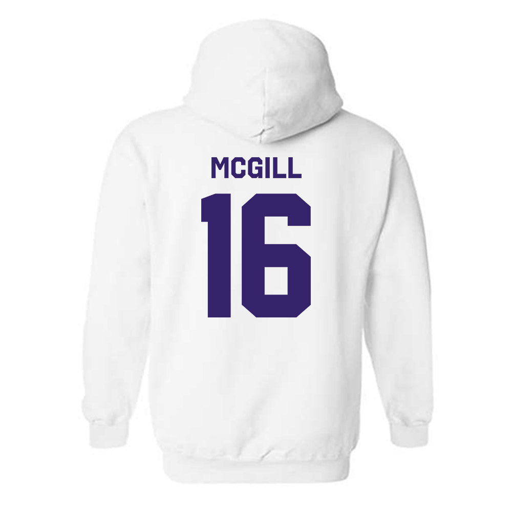 JMU - NCAA Football : TJ McGill - Classic Shersey Hooded Sweatshirt-1
