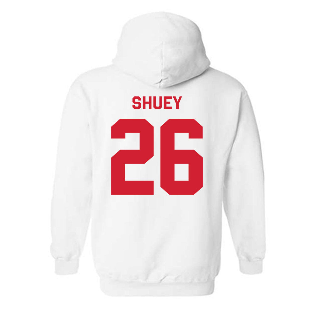 Illinois State - NCAA Baseball : John Shuey - Classic Shersey Hooded Sweatshirt-1