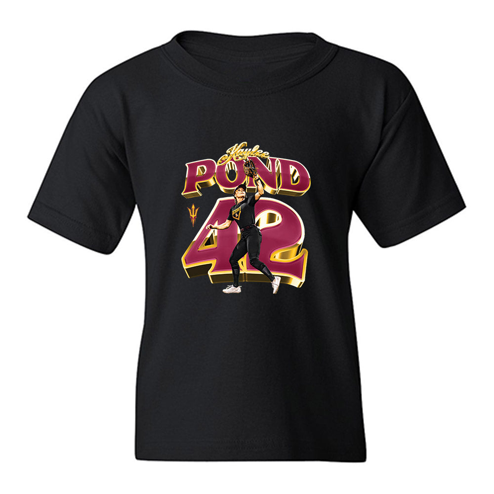 Arizona State - NCAA Softball : Kaylee Pond - Collage Youth T-Shirt-0