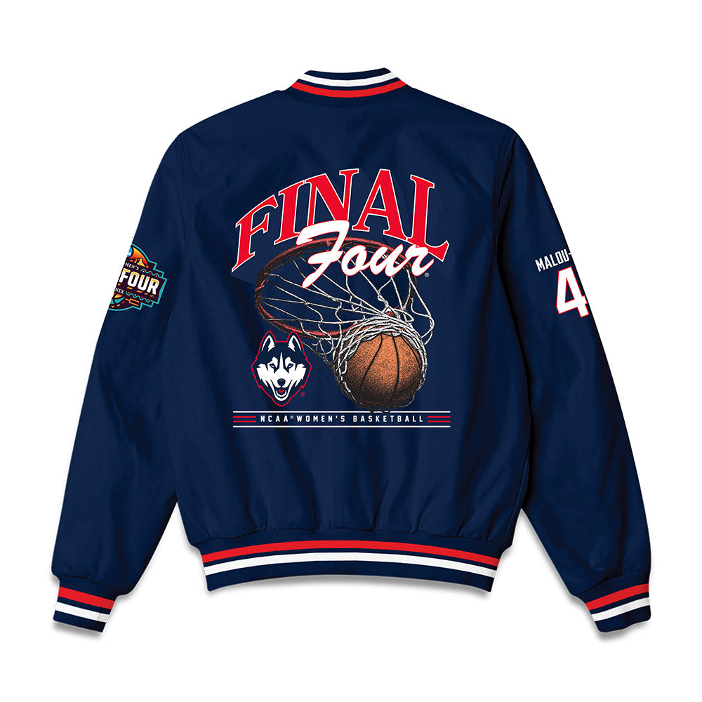 UConn - NCAA Women's Basketball : Gandy Malou-Mamel - Final Four NCAA® March Madness® 2026 Bomber Jacket-1