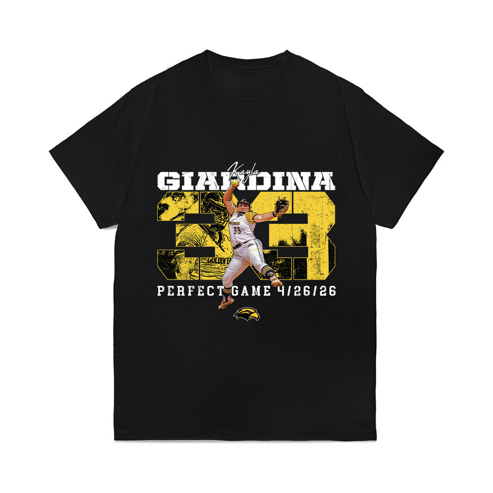 Southern Miss - NCAA Softball : Kayla Giardina - Collage Comfort Colors T-Shirt-0