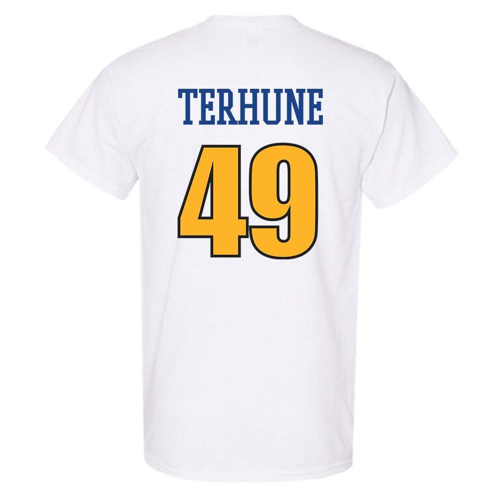 Pittsburgh - NCAA Baseball : Isaac Terhune - Sports Shersey T-Shirt-1