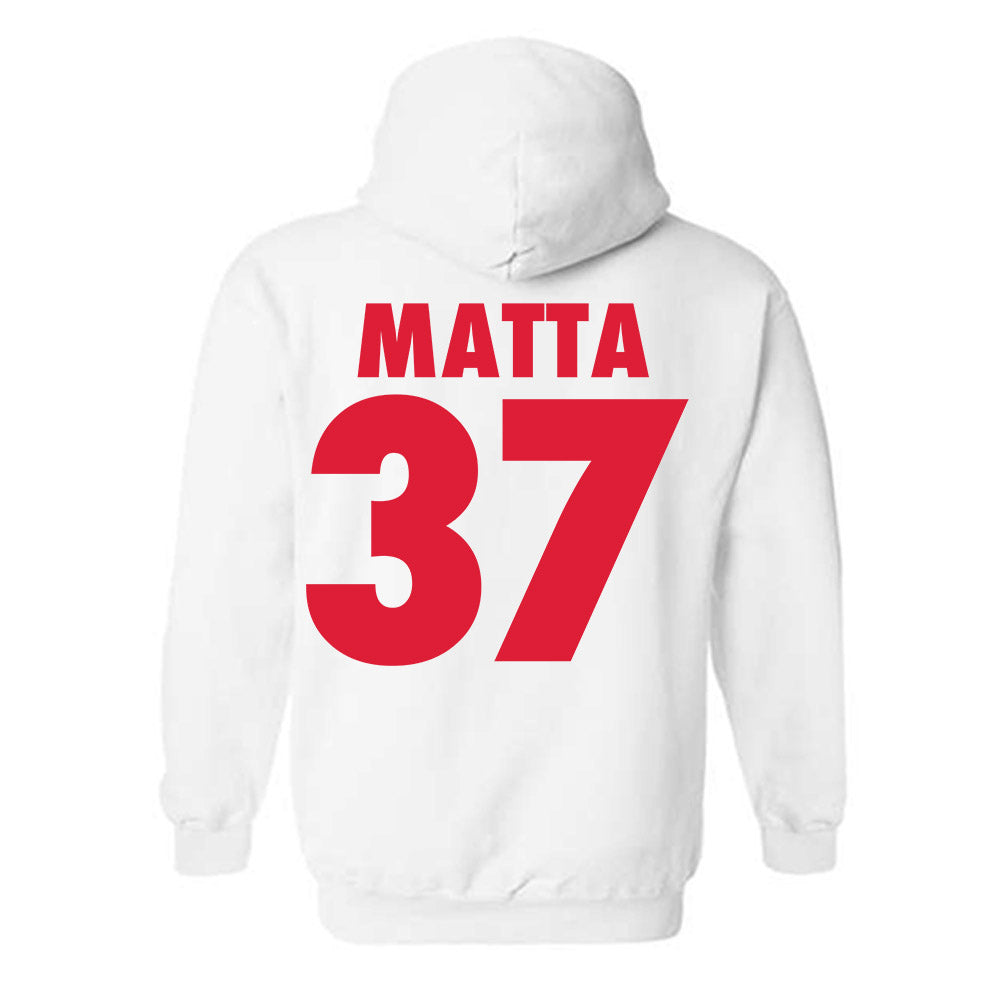 Dayton - NCAA Baseball : Luke Matta - Sports Shersey Hooded Sweatshirt