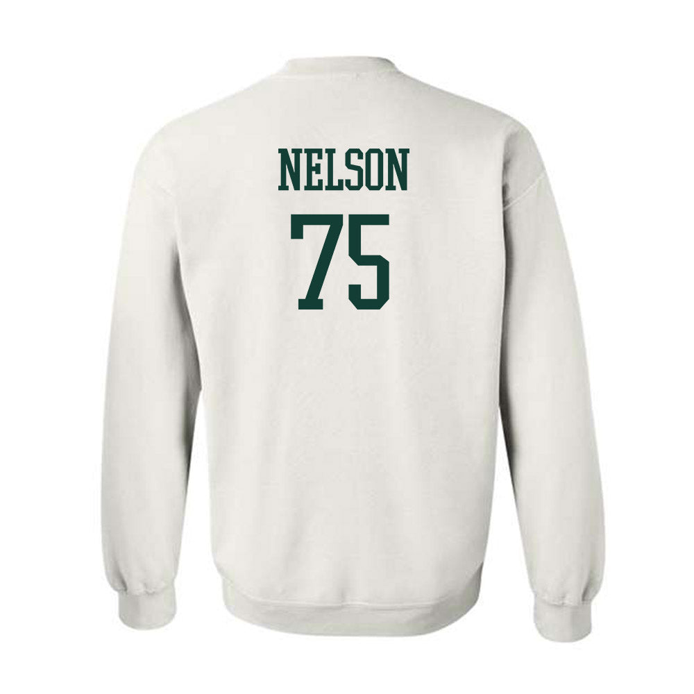 Michigan State - NCAA Football : Ben Nelson - Crewneck Sweatshirt-1