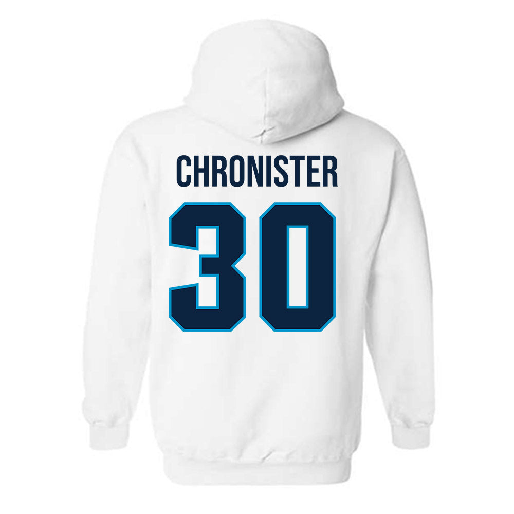Xavier - NCAA Baseball : Ashton Chronister - Hooded Sweatshirt Sports Shersey