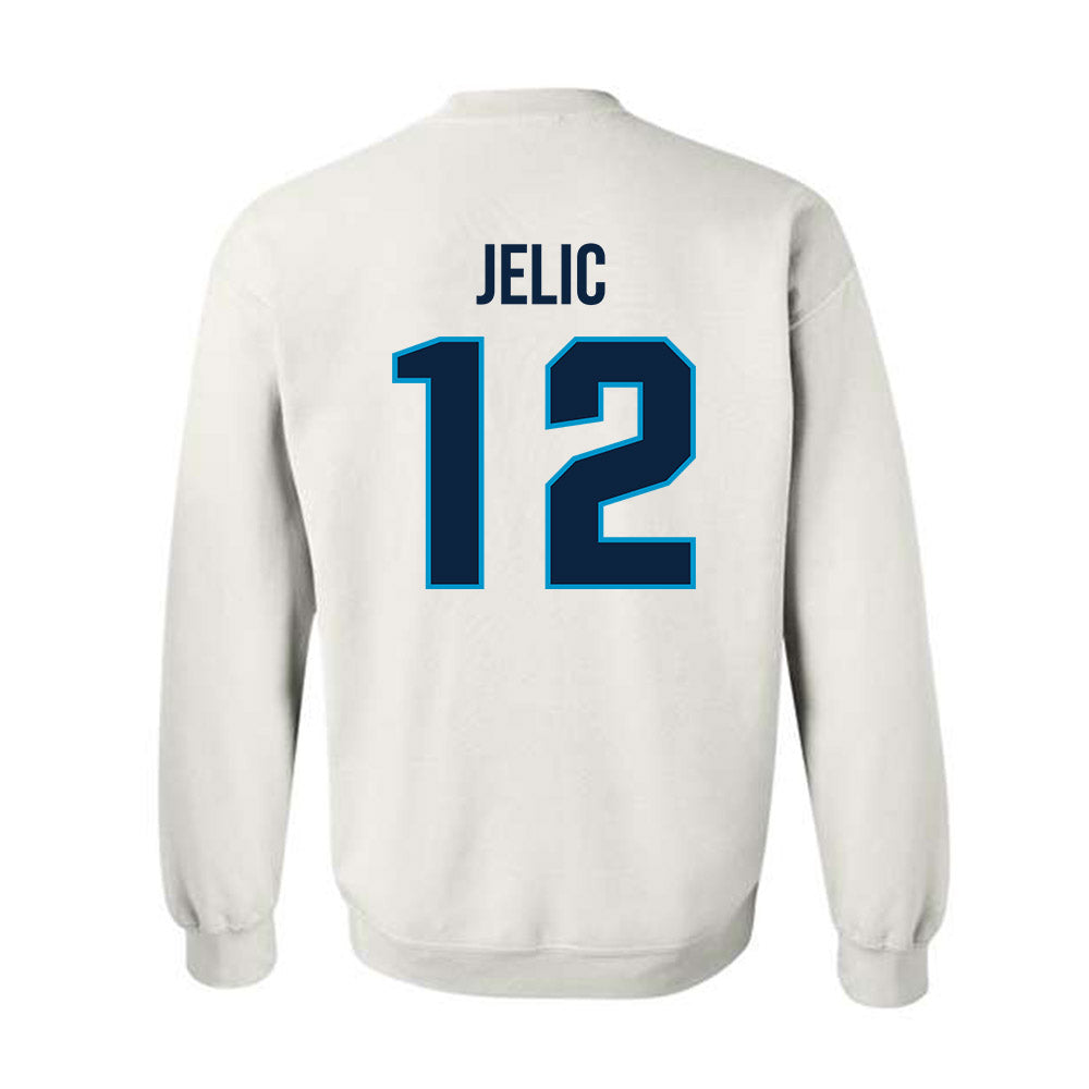 Xavier - NCAA Baseball : Jason Jelic - Sports Shersey Crewneck Sweatshirt