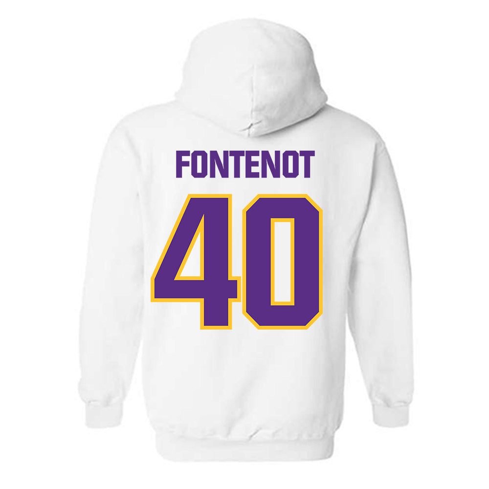 LSU - NCAA Baseball : Grant Fontenot - Sports Shersey Hooded Sweatshirt-1