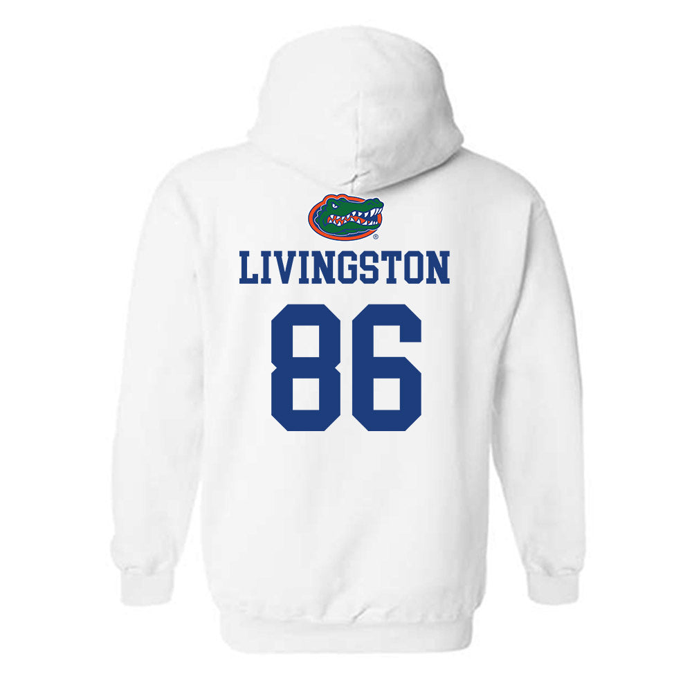 Florida - NCAA Football : Tony Livingston - Sports Shersey Hooded Sweatshirt