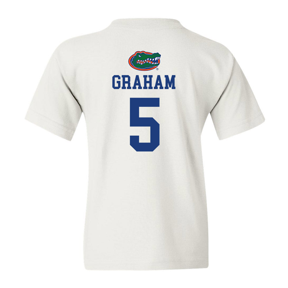 Florida - NCAA Football : Myles Graham - Youth T-Shirt Sports Shersey