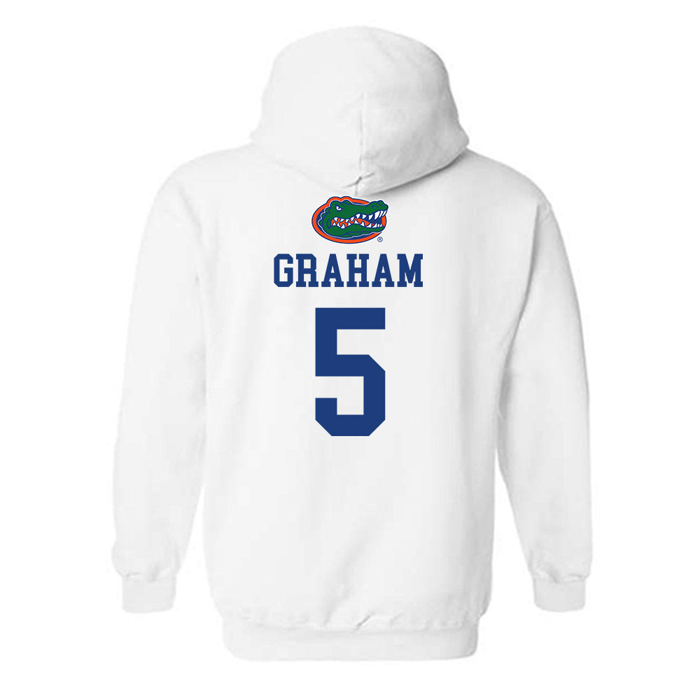 Florida - NCAA Football : Myles Graham - Hooded Sweatshirt Sports Shersey