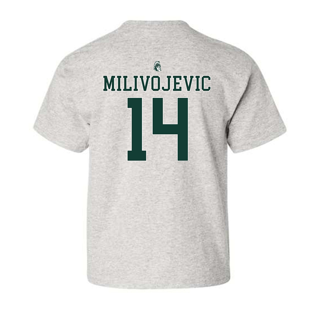 Michigan State - NCAA Football : Alessio Milivojevic - Youth T-Shirt