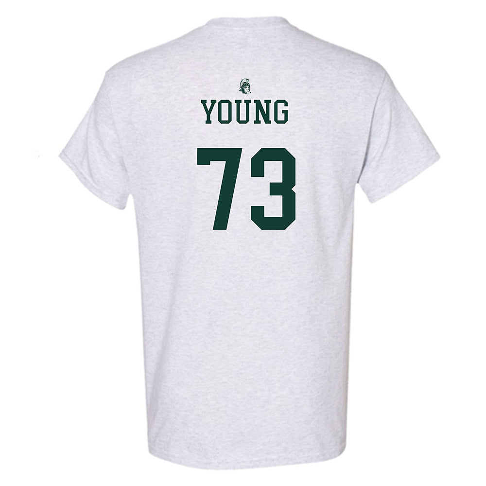 Michigan State - NCAA Football : Rustin Young - T-Shirt-1