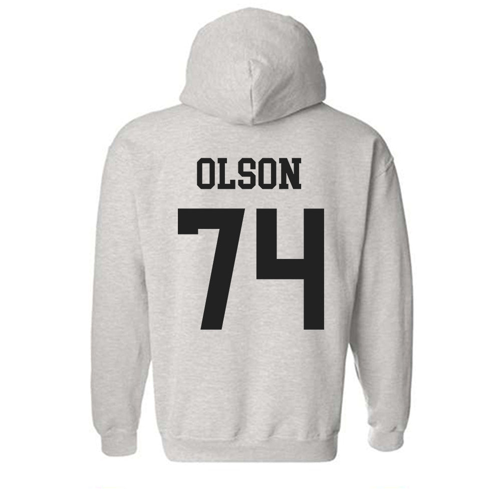Utah - NCAA Football : Keith Olson - Vintage Football Hooded Sweatshirt-1