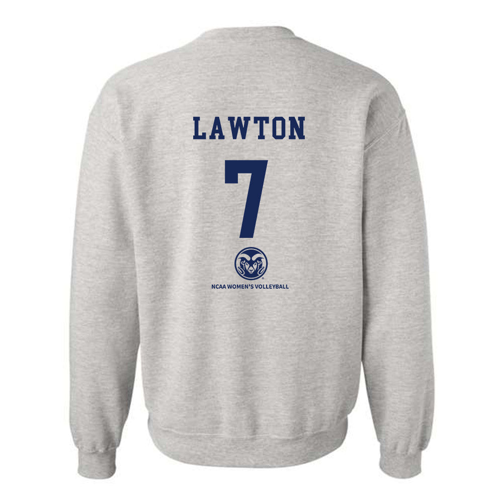 Colorado State - NCAA Women's Volleyball : Jessica Lawton - Crewneck Sweatshirt