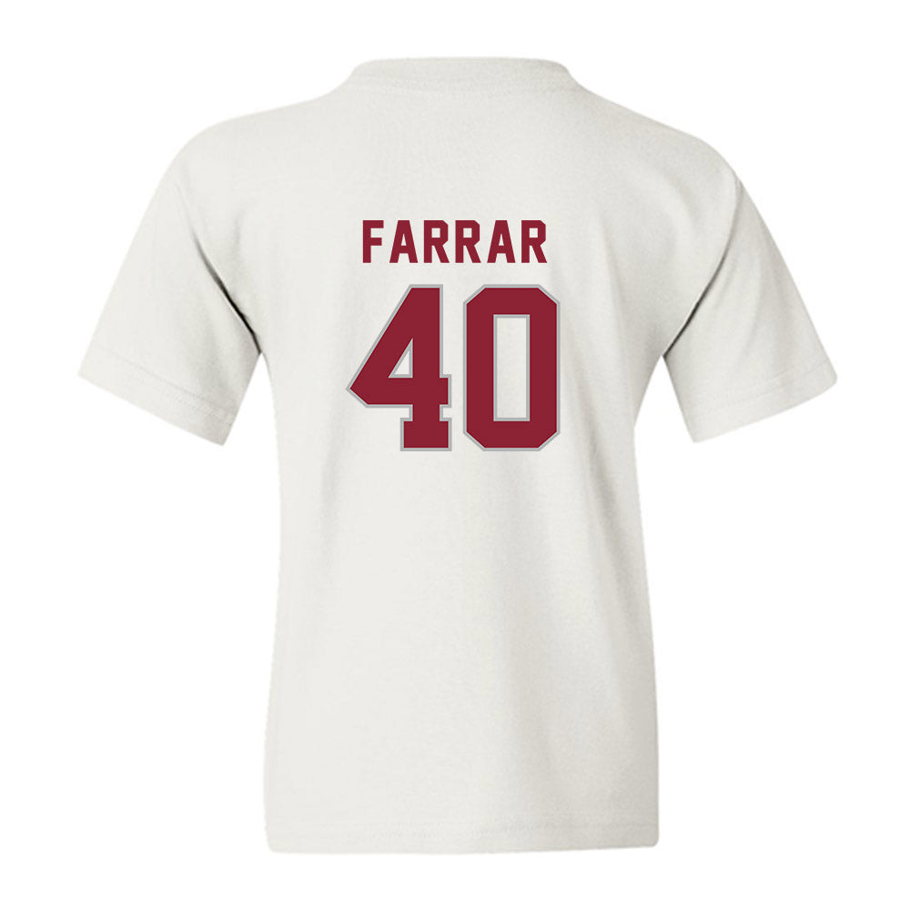 Troy - NCAA Football : Joe Farrar - Youth T-Shirt-1