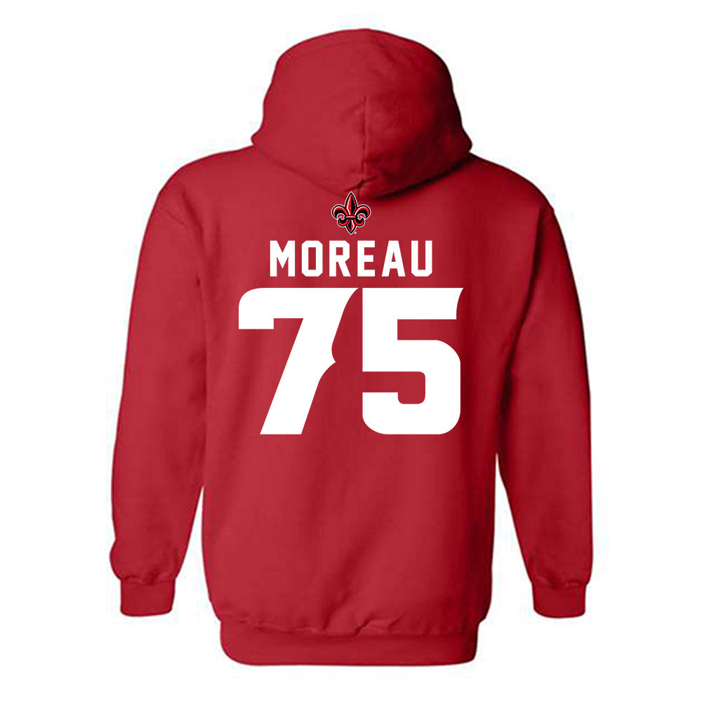 Louisiana - NCAA Football : Kaden Moreau - Sports Shersey Hooded Sweatshirt