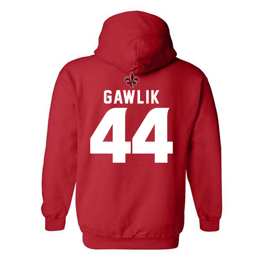 Louisiana - NCAA Football : Teddy Gawlik - Sports Shersey Hooded Sweatshirt