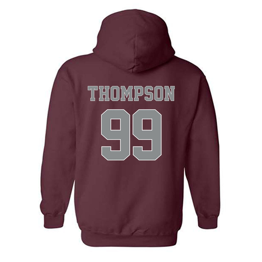 NCCU - NCAA Football : Khareem Thompson - Classic Shersey Hooded Sweatshirt-1