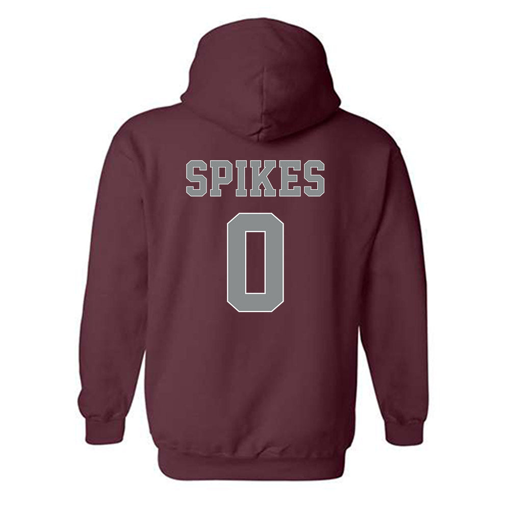 NCCU - NCAA Football : Chauncey Spikes - Classic Shersey Hooded Sweatshirt-1