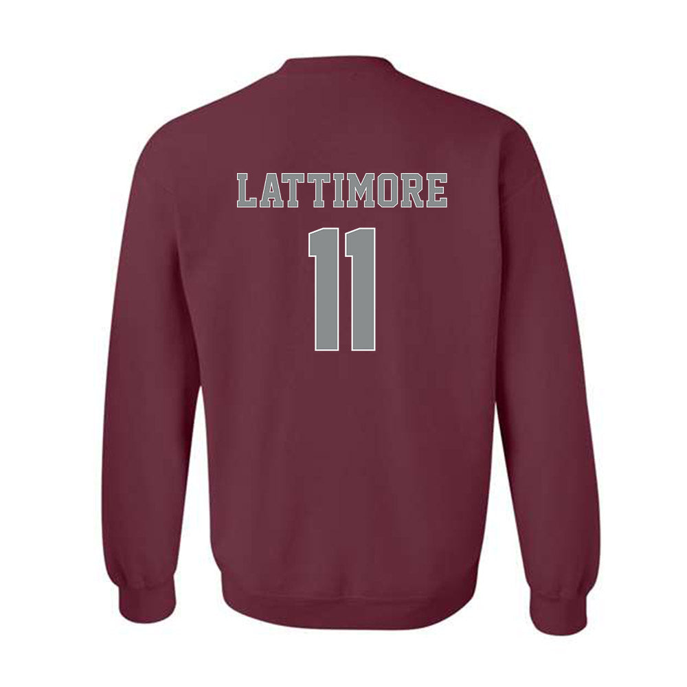 NCCU - NCAA Men's Basketball : Gage Lattimore - Classic Shersey Crewneck Sweatshirt-1